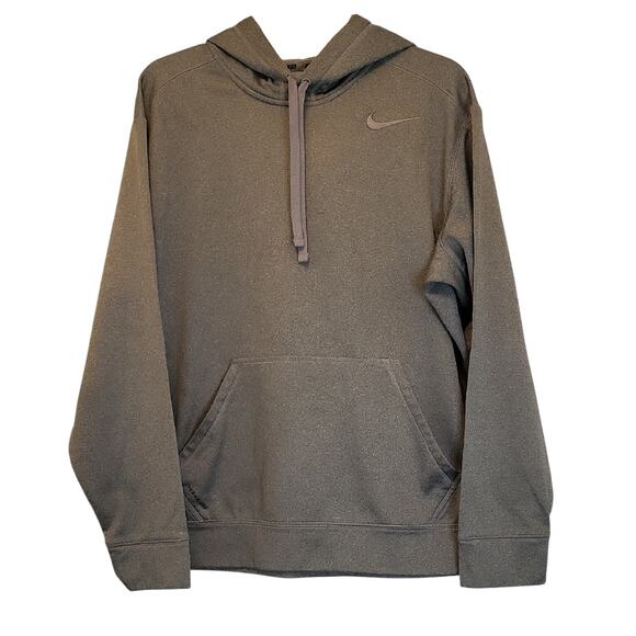 Nike Therma Fit Gray Men's Hoodie Size L - Picture 1 of 16